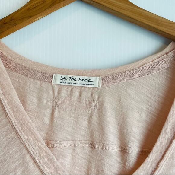 We the Free by Free People long sleeve peach colored top size medium - Picture 4 of 8
